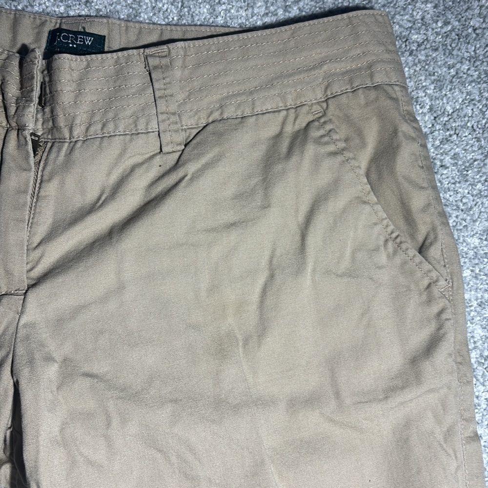 J. Crew city fit Bermuda Shorts Cotton Flat Front khaki walking short women’s 2 - Picture 6 of 12